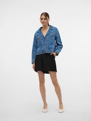 VERO MODA Black Regular Fit Bermuda Shorts - Image 1 of 6