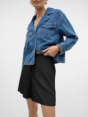 VERO MODA Black Regular Fit Bermuda Shorts - Image 5 of 6