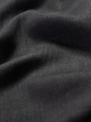 Seasalt Cornwall Black Merrivale Linen Culottes Trousers - Image 5 of 5