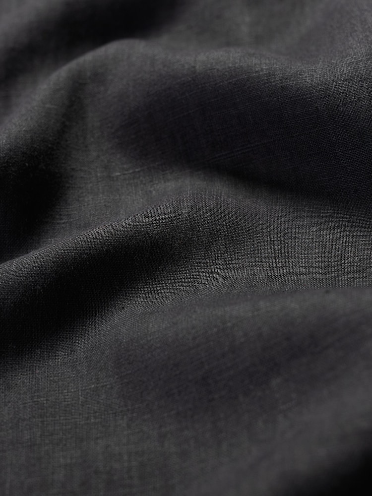 Seasalt Cornwall Black Merrivale Linen Culottes Trousers - Image 5 of 5