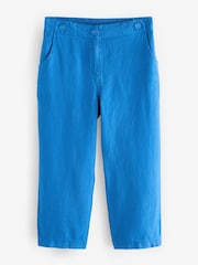 Seasalt Cornwall Blue Brawn Point Crops Trousers - Image 1 of 1