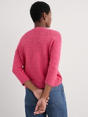 Seasalt Cornwall Pink Pentire Steps Cardigan - Image 2 of 5