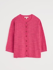 Seasalt Cornwall Pink Pentire Steps Cardigan - Image 4 of 5