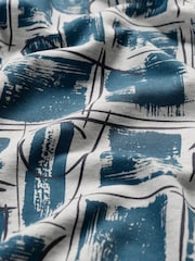 Seasalt Cornwall Blue Bright Wave Printed 100% Cotton Sweatshirt - Image 5 of 5