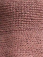 Seasalt Cornwall Pink Sculpture Garden Hat Light Rose - Image 4 of 4