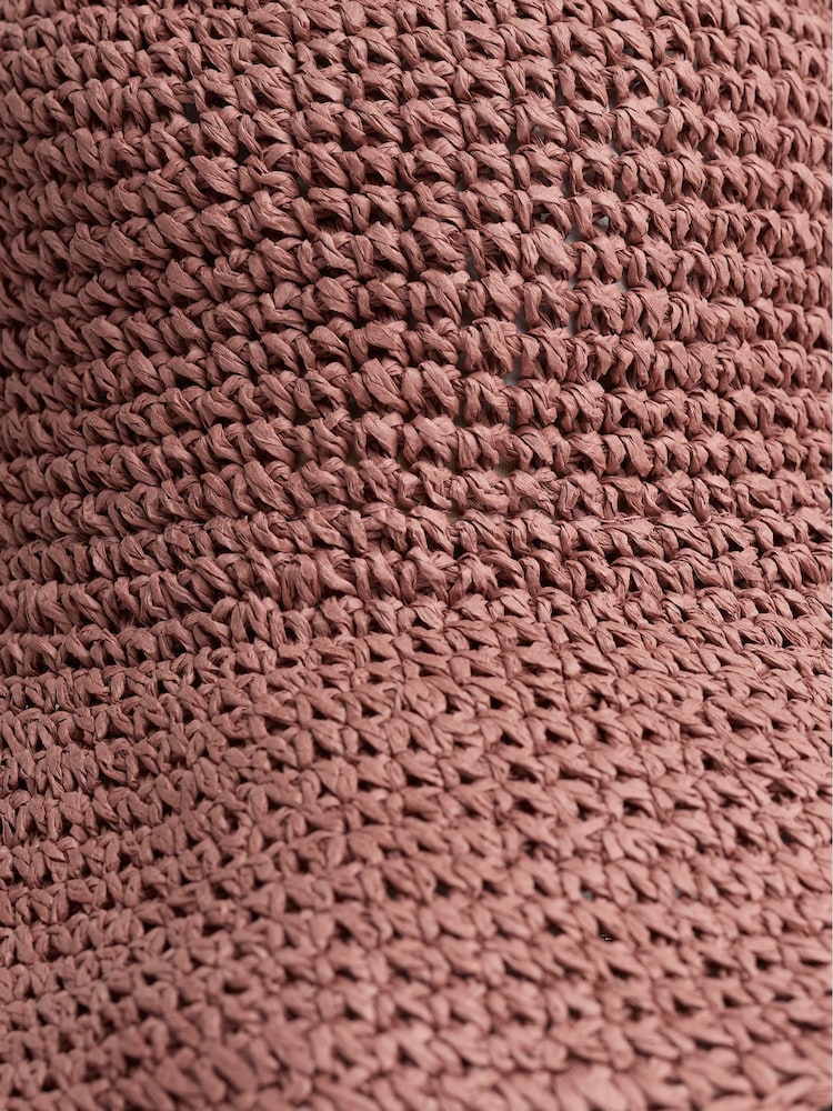 Seasalt Cornwall Pink Sculpture Garden Hat Light Rose - Image 4 of 4