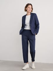 Seasalt Cornwall Blue Quintet Linen Blend Blazer - Image 2 of 5