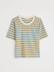 Seasalt Cornwall Appletree Keyhole Detail 100% Cotton T-Shirt - Image 4 of 5