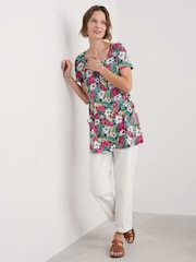 Negro - Seasalt Cornwall Busy Lizzy Short Sleeve 100% Cotton Tunic - Imagen 3 de 5