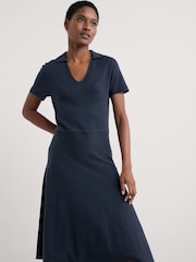 Seasalt Cornwall Blue Trebarwith 100% Cotton Dress - Image 3 of 5
