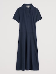 Seasalt Cornwall Blue Trebarwith 100% Cotton Dress - Image 4 of 5