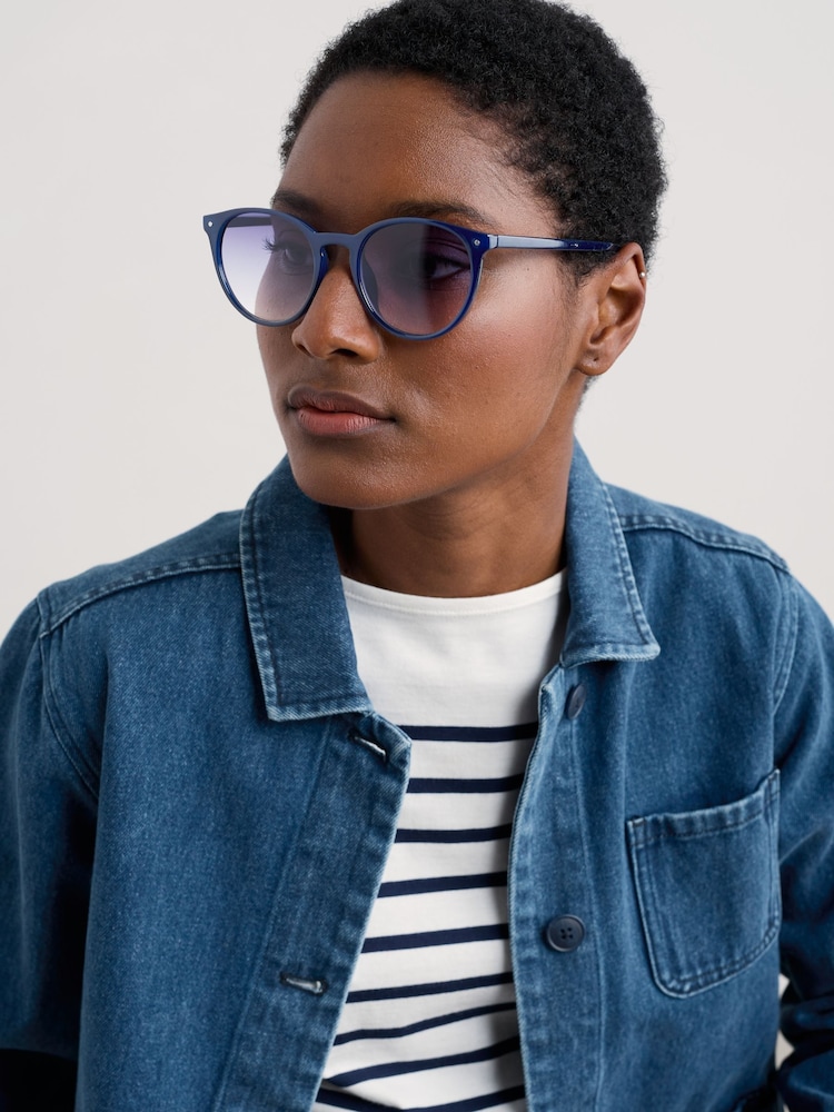 Seasalt Cornwall Blue June Sky Sunglasses - Image 3 of 3