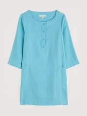 Seasalt Cornwall Harbour Wall 100% Linen Tunic - Imagen 4 de 5