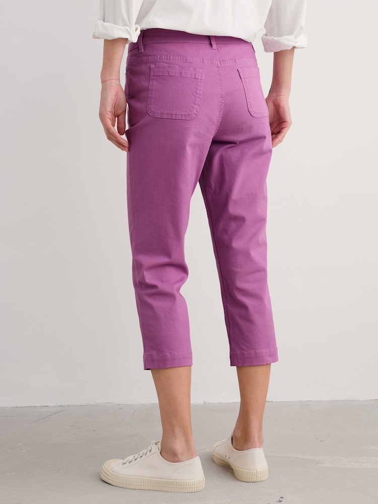 Seasalt Cornwall Light Purple Slim Fit Albert Quay Jeans - Image 2 of 5