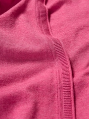 Seasalt Cornwall Pink Vanessa 100% Cotton Cardigan - Image 5 of 5