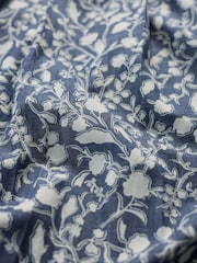 Seasalt Cornwall Blue Jamboree Chambray Midi 100% Cotton Skirt - Image 5 of 5