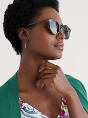 Seasalt Cornwall Black June Sky Sunglasses - Image 3 of 4