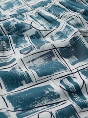 Seasalt Cornwall Blue Op Art 100% Cotton Tunic Top - Image 5 of 5