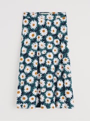 Seasalt Cornwall Blue Rose A-Line Skirt - Image 4 of 5