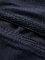 Seasalt Cornwall Blue Vanessa 100% Cotton Cardigan - Image 5 of 5
