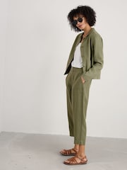 Seasalt Cornwall Green Arame Linen Jacket - Image 2 of 5