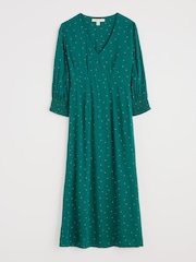 Seasalt Cornwall Green Bell Gable Above-Ankle Dress - Image 4 of 5