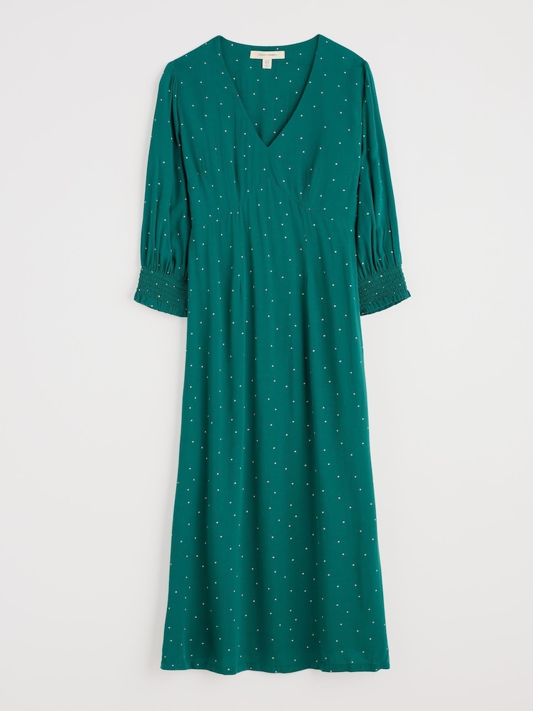 Seasalt Cornwall Green Bell Gable Above-Ankle Dress - Image 4 of 5