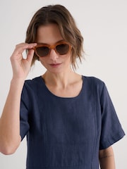 Seasalt Cornwall Orange Cloud Forms Sunglasses - Image 3 of 4