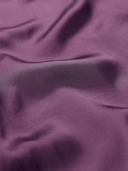 Seasalt Cornwall Purple Papaver Satin Shirt - Image 5 of 5