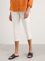 Seasalt Cornwall White Chrome Petite Slim Fit Albert Quay Jeans - Image 1 of 4