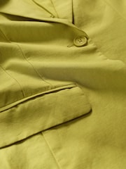Seasalt Cornwall Green Erica Linen Blend Blazer - Image 10 of 10