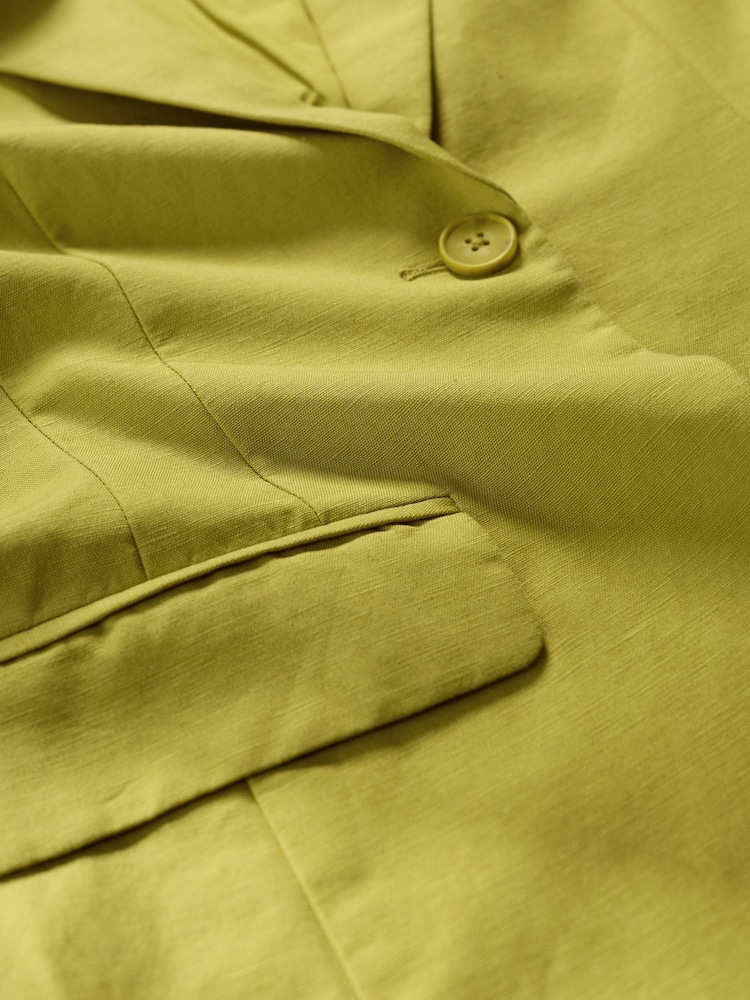 Seasalt Cornwall Green Erica Linen Blend Blazer - Image 10 of 10
