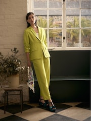Seasalt Cornwall Green Erica Linen Blend Blazer - Image 2 of 10