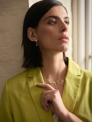 Seasalt Cornwall Green Erica Linen Blend Blazer - Image 5 of 10