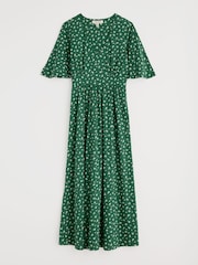 Seasalt Cornwall Dark Green Petite Bell Gable Above-Ankle Dress - Image 4 of 5
