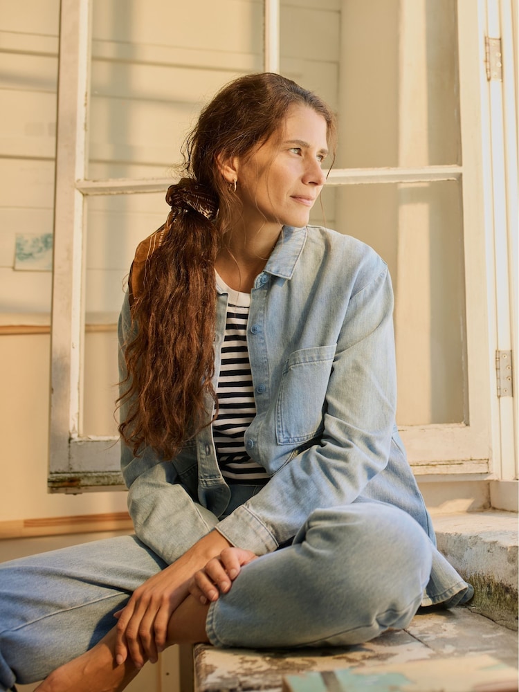 Seasalt Cornwall Starboard Denim Shirt - Imagen 1 de 4