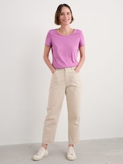 Seasalt Cornwall Purple Camerance T-Shirt - Image 2 of 5