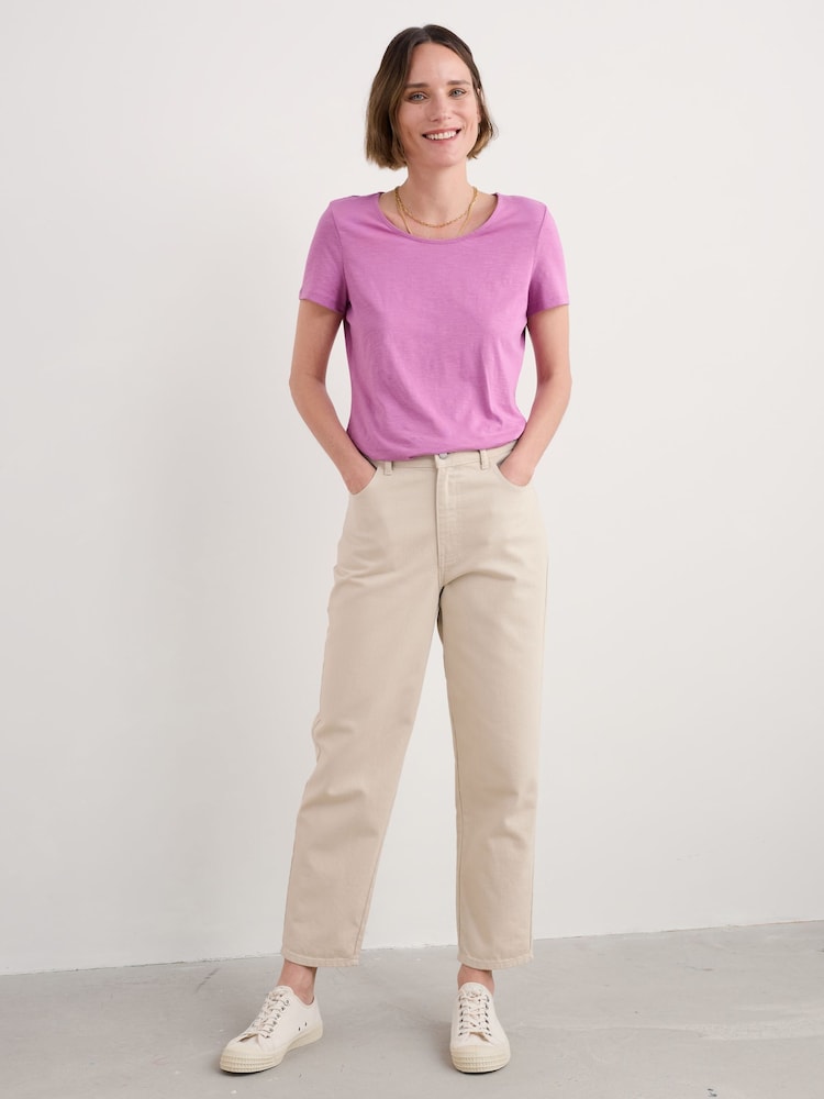 Seasalt Cornwall Purple Camerance T-Shirt - Image 2 of 5
