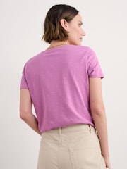 Seasalt Cornwall Purple Camerance T-Shirt - Image 3 of 5
