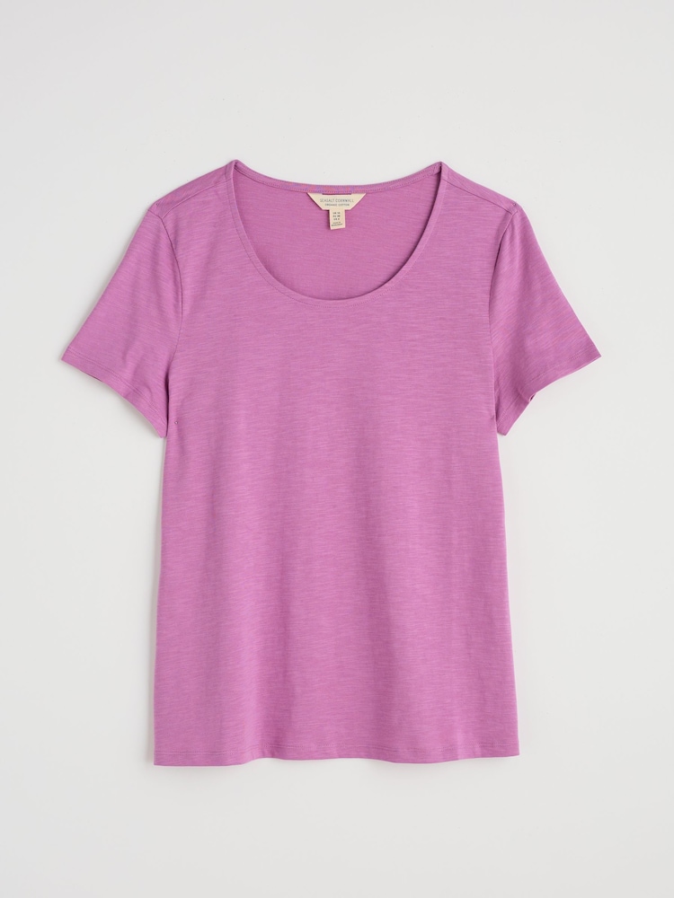 Seasalt Cornwall Purple Camerance T-Shirt - Image 4 of 5