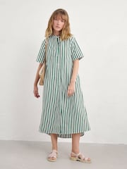 Seasalt Cornwall Petite Harbour Movement 100% Cotton Shirt Dress - Slika 1 iz 5