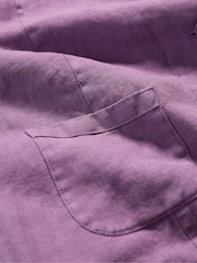 Seasalt Cornwall Purple Arame Linen Jacket - Image 5 of 5