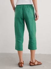 Seasalt Cornwall Green Brawn Point Crops Trousers - Image 2 of 5