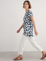Seasalt Cornwall Blue Multi Bowithick Jersey Tunic - Image 3 of 5