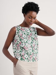 Seasalt Cornwall Green Colour Study Vest - Image 1 of 5