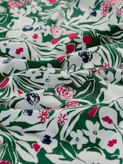 Seasalt Cornwall Green Rose A-Line Skirt - Image 5 of 5