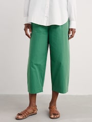 Seasalt Cornwall Green Sequence 100% Cotton Trousers - Image 1 of 5