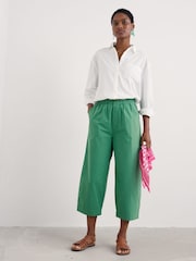 Seasalt Cornwall Green Sequence 100% Cotton Trousers - Image 2 of 5