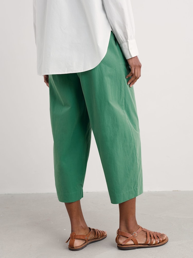 Seasalt Cornwall Green Sequence 100% Cotton Trousers - Image 3 of 5