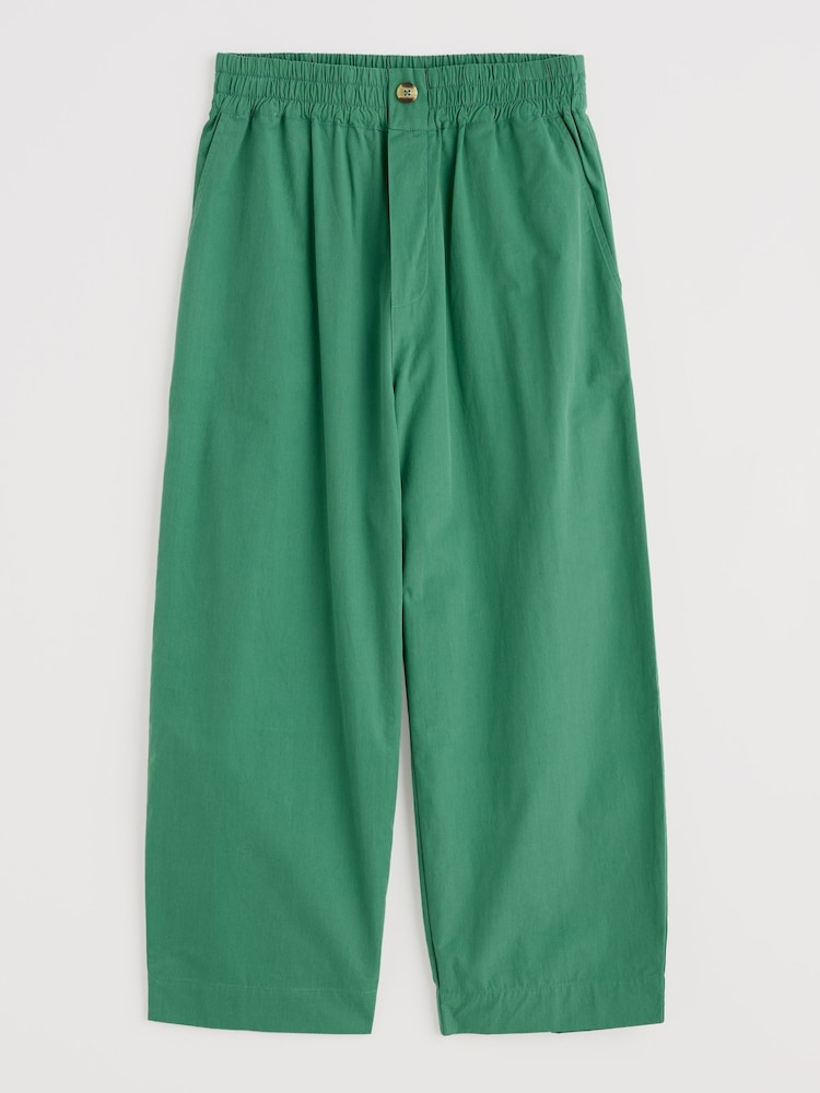 Seasalt Cornwall Green Sequence 100% Cotton Trousers - Image 4 of 5